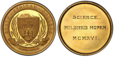 kosuke_dev 南アフリカ 科学賞 メダル 1916年 PCGS SP64