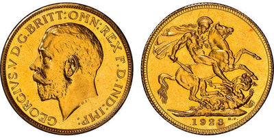 kosuke_dev 南アフリカ ジョージ5世 ソブリン金貨 1923年 NGC PR64