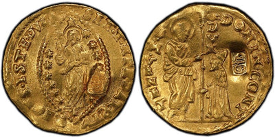 kosuke_dev トルコ ドメニコ・2世・コンタリーニ ゼッチーノ金貨 1659-1674年 PCGS AU58