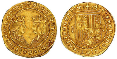 kosuke_dev スペイン フェルナンド2世 イサベラ1世 金貨 1474-1516年 NGC MS62