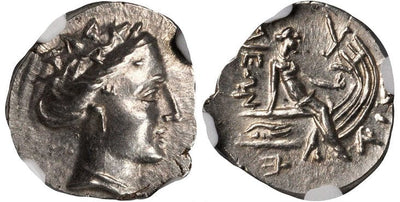 古代ギリシャ エウボイア島 テトロボル 紀元前3-2世紀 NGC MS★