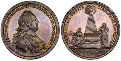 kosuke_dev オーストリア フランツ1世 メダル 1765年 PCGS SP63