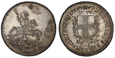 アンティークコインギャラリア オーストリア メダル 1769年 PCGS MS63