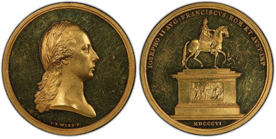 オーストリア フランツ2世 20ダカットメダル 1806年 PCGS SP62