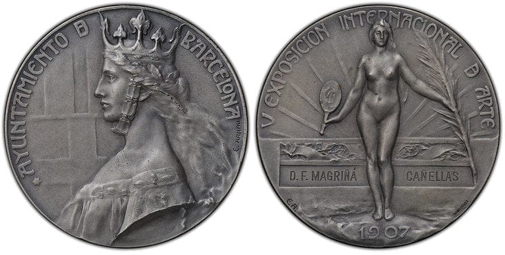 kosuke_dev スペイン メダル 1905年 PCGS SP64