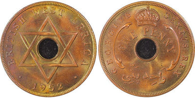 kosuke_dev イギリス領東アフリカ 1シリング硬貨 1952-KN年 PCGS SP66RB