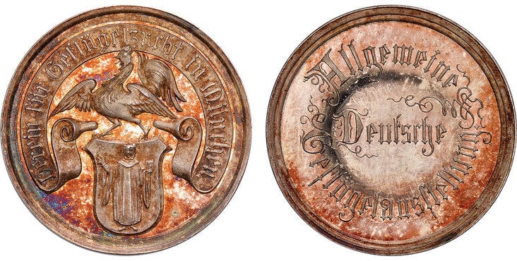 kosuke_dev ドイツ バイエルン メダル 19世紀 Choice Mint State