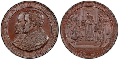 kosuke_dev ドイツ ブランデンブルク 改革300周年 メダル 1839年 PCGS SP65
