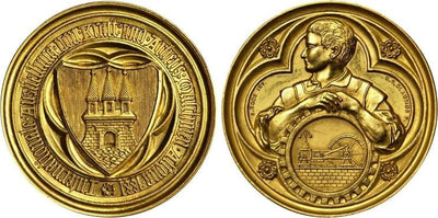 kosuke_dev ドイツ ハンブルク アルトナ メダル 1881年 Mint State
