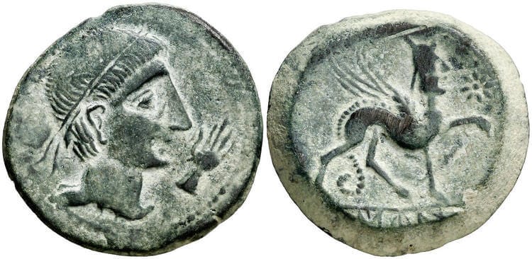 kosuke_dev 古代ギリシャ スペイン 紀元前150-100年【NGC Ch. VF】