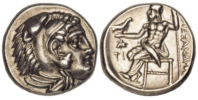 kosuke_dev 古代ギリシャ マケドニア王国 アレクサンダー3世 ドラクマ 紀元前336-323年【NGC AU】