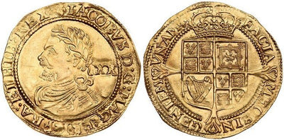 kosuke_dev イングランド イギリス ジェームズ1世 ローレル金貨 1623-1624年【NGC MS63】
