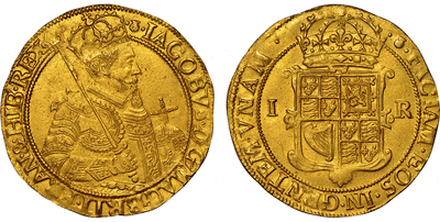 スコットランド ジェームズ4世 1世 1604-1609年【NGC MS62】