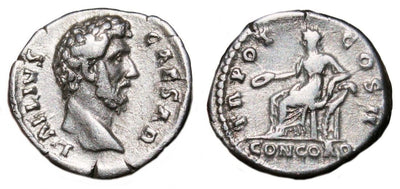 kosuke_dev ローマ帝国 ハドリアヌス 137年 デナリウス 銀貨 美品