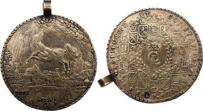 kosuke_dev 神聖ローマ帝国 1657年 ブラウンシュヴァイク クリスチャン・ルートヴィヒ 3ターレル（ターラー） 銀貨 美品