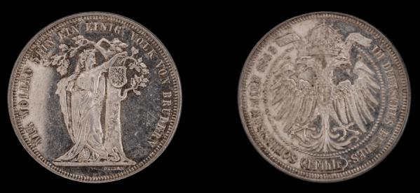 kosuke_dev 【NGC MS64】神聖ローマ帝国 オーストリア フランツ・ヨーゼフ1世 射撃祭 1868年 ターラー（ターレル）銀貨