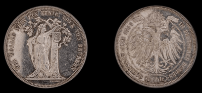【NGC MS64】神聖ローマ帝国 オーストリア 射撃祭 1868年 ターラー（ターレル）銀貨
