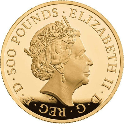 アンティークコインギャラリア 2018年 イギリス ブリタニア 5オンス 500ポンド金貨（発行枚数：90枚）