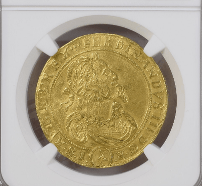 アンティークコインギャラリア 1640 神聖ローマ帝国(オーストリア) フェルディナンド3世 5ダカット金貨 NGC AU DETAILS　