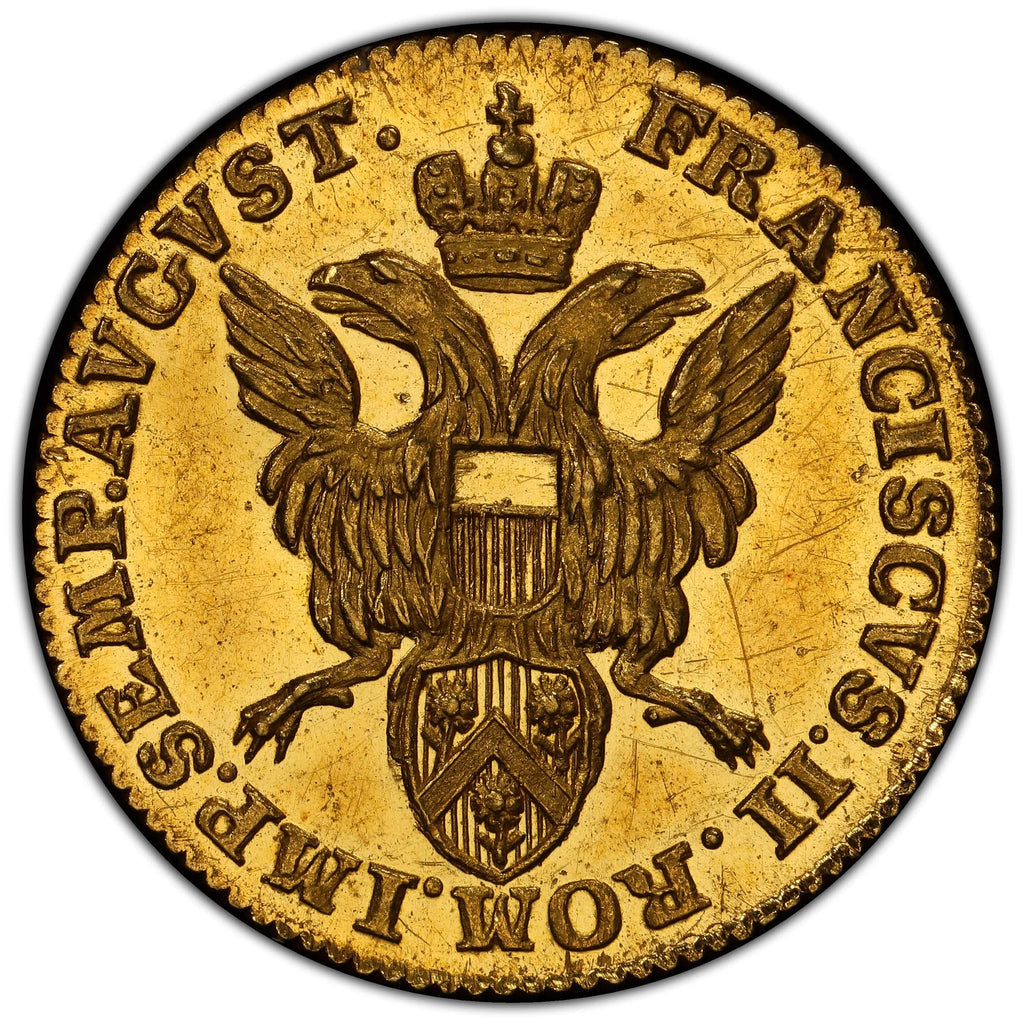 1797-HDF ドイツ リューベック ダカット金貨 PCGS MS62PL