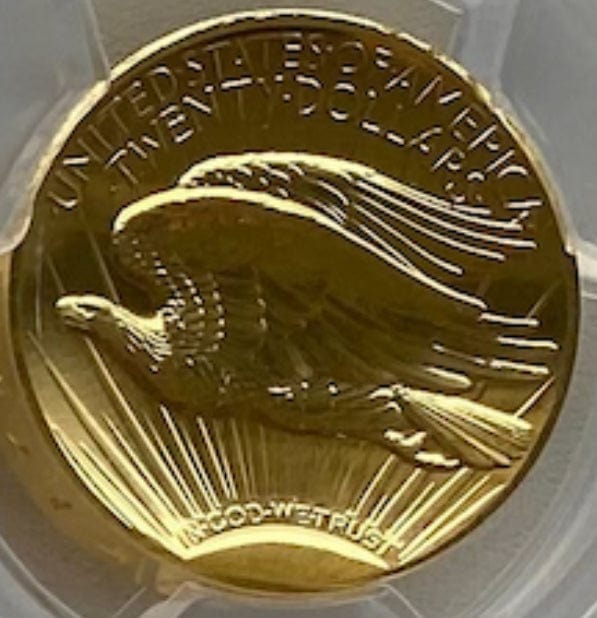 2009 ウルトラハイレリーフ　２０ドル金貨