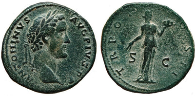 kosuke_dev ローマ帝国 アントニヌス・ピウス 139年 セステルティウス 銅貨 極美品／美品
