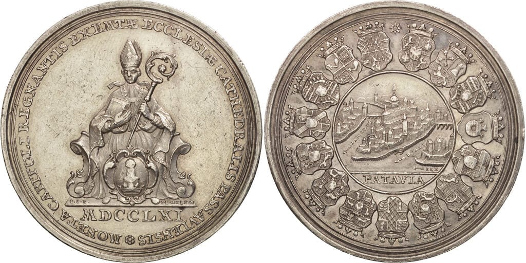 ドイツ パッサウ 1761年 ターラー（ターレル） 銀貨 準未使用
