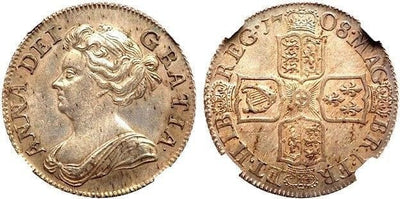 kosuke_dev 【NGC MS63】イギリス アン 1708年 シリング 銀貨