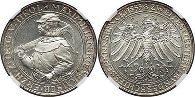 【NGC MS65】オーストリア フランツ・ヨーゼフ1世 1885年 シューティングメダル 銀貨