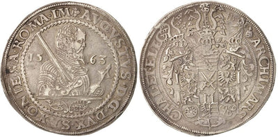 kosuke_dev ザクセン王国 アウグスト 1563年 ターラー（ターレル） 銀貨 準未使用