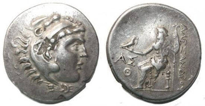 kosuke_dev 古代ギリシャ　マケドニア王国　アレキサンダー大王　テトラドラクマ　BC336-323年　極美品