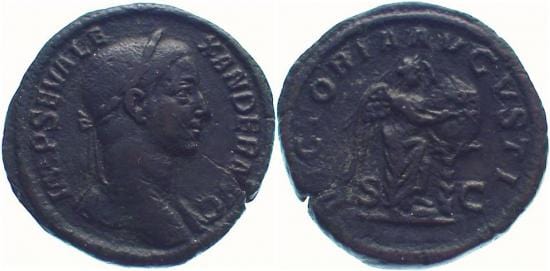 kosuke_dev 古代ローマ帝国　アレクサンデル・セウェルス　　222-235年　美品-極美品