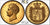 アンティークコインギャラリア 1826 イギリス ジョージ4世 5ポンド金貨 PR63+ Deep Cameo