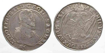 kosuke_dev ハプスブルク　ボヘミア　ターレル　1591年 Kuttenberg　ルドルフ2世　銀貨