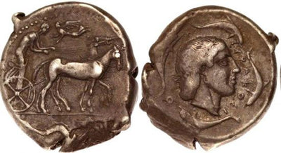 kosuke_dev シチリア島 シラクサ　テトラドラクマ　BC460-450年　美品