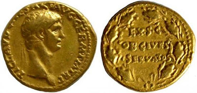 kosuke_dev ローマ帝国 ティベリウス・クラウディウス・ネロ アウレウス貨 41-42年 美品