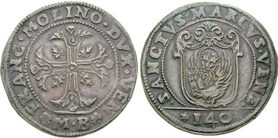 kosuke_dev イタリア ベニス フランチェスコ・モリーノ 1652年 銀貨 極美品