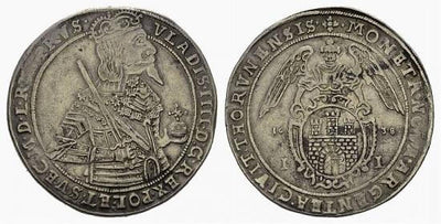 kosuke_dev ポーランド　ヴワディスワフ4世　ターレル　1638年　美品　レア