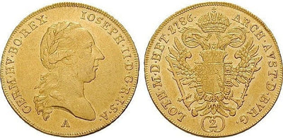 kosuke_dev 神聖ローマ帝国 オーストリア フランツ2世 1786年 ドッペルダカット 金貨 美品+
