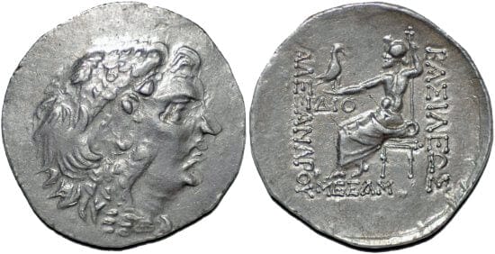 マケドニア王国 アレクサンドロス三世 メセンブリア BC323-336年 テトラドラクマ 極美品
