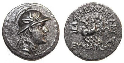 kosuke_dev グレコ・バクトリア王国 エウクラティデス1世 テトラドラクマ BC171-145年 美品