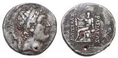 kosuke_dev グレコ・バクトリア王国 エウクラティデス1世 テトラドラクマ BC225-200年 美品