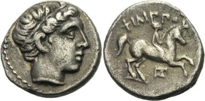 kosuke_dev マケドニア王国 アンフィポリス ピリッポス2世 テトラドラクマ BC323-315年 美品