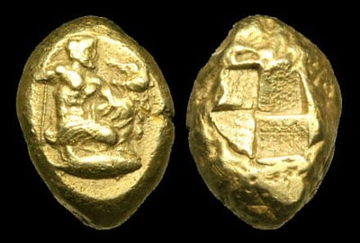 kosuke_dev ミュシア キュジコス エレクトラム貨(ステーター金貨) BC450-400年 美品