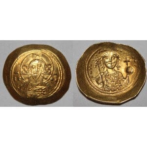 ビザンツ帝国 ミカエル7世ドゥーカス ノミスマ金貨 1071-1078年 美品