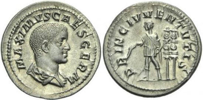 kosuke_dev 共和政ローマ ジュリアス・シーザー ユリウス・カエサル 紀元前235-238年 デナリウス貨 美品