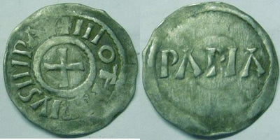 kosuke_dev ローマ帝国 ロタール1世 817-855年 デナリウス貨 美品+/並品+