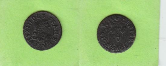 kosuke_dev ローマ帝国 フランクレイヒ セントパレス 1635年 銅貨 美品