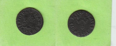 kosuke_dev ローマ帝国 フランクレイヒ セントパレス 1635年 銅貨 美品