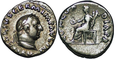 kosuke_dev ローマ帝国 ウィテリウス 69年 デナリウス貨 極美品